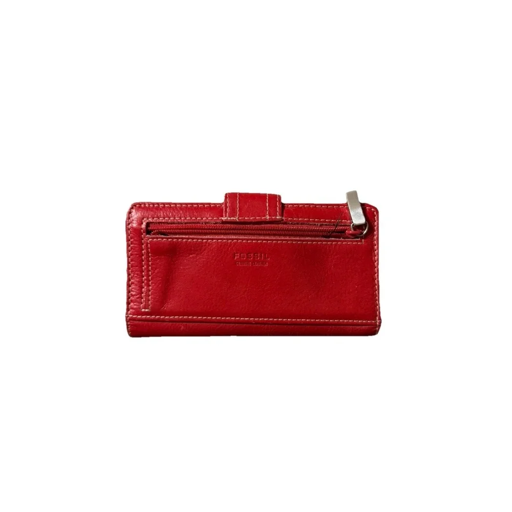 University Of‎ Georgia Red Leather Wallet